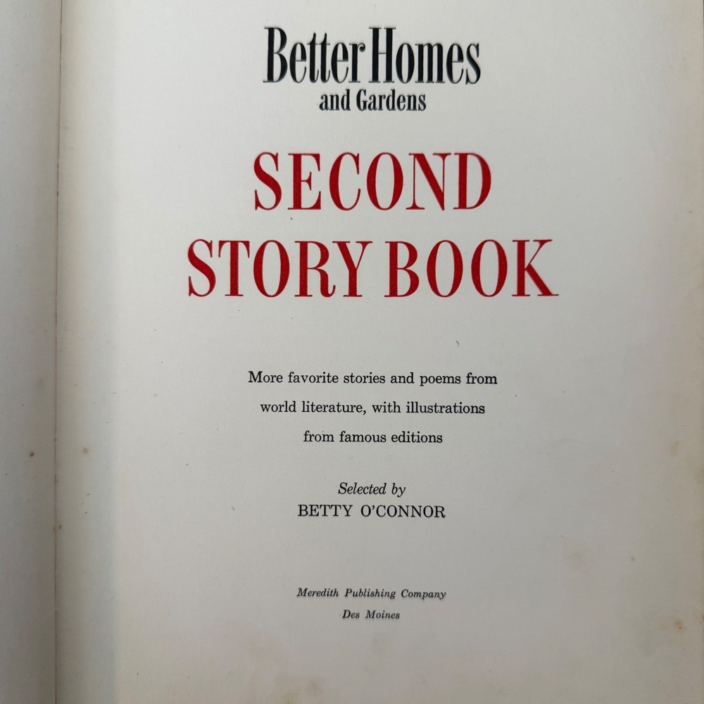Vintage 1952 Children's Better Homes & Gardens Second Story Book Betty O'Connor - Picture 5 of 16